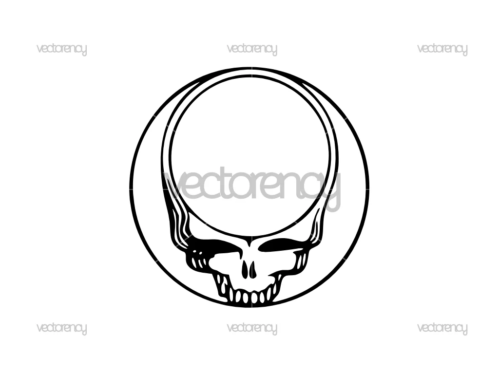 Grateful Dead Empty Head SVG Vector