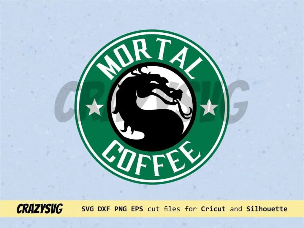 Mortal Kombat Starbucks Logo SVG