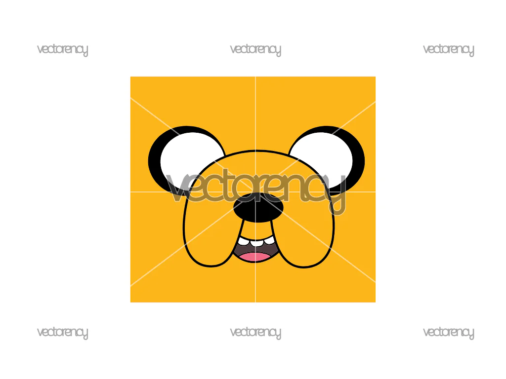 Jake the Dog Face SVG