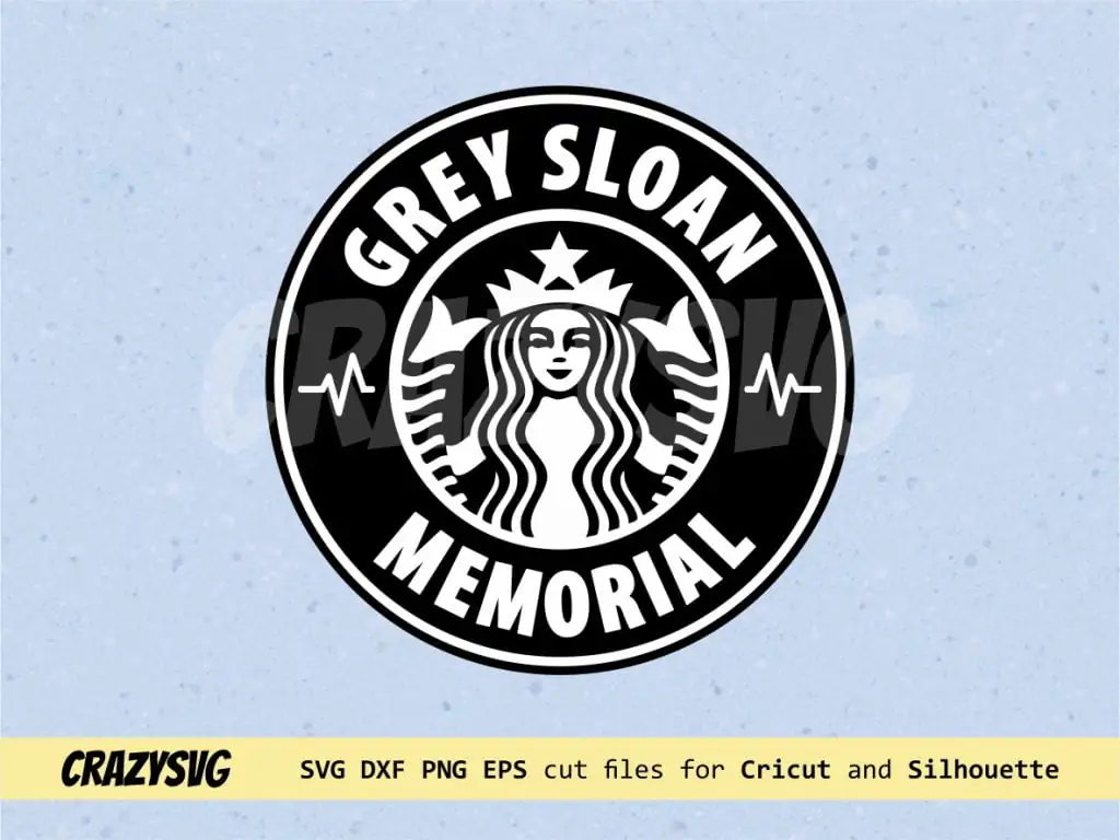 Grey Sloan Memorial Starbucks Logo SVG