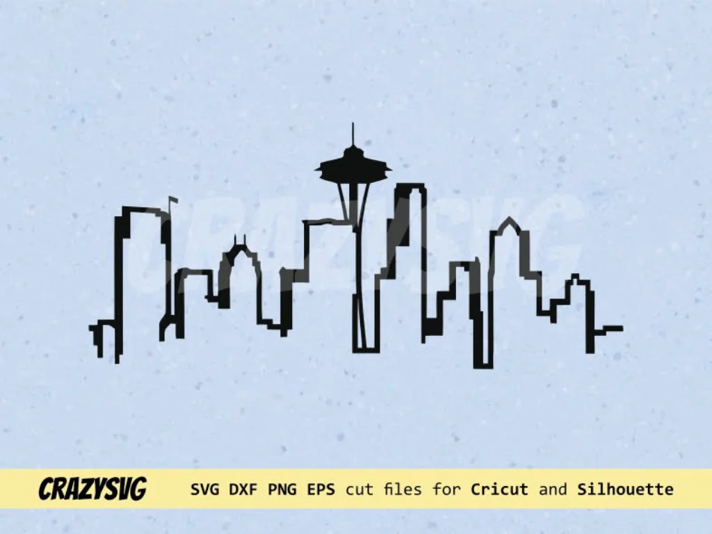 Seattle Skyline Greys Anatomy Logo SVG PNG