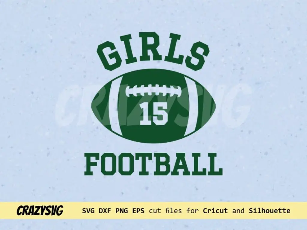 Girls Football Rachel Green SVG Files