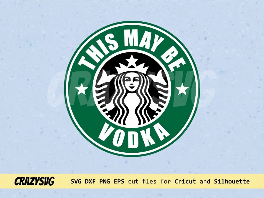 This may be Vodka Starbucks Coffee Logo SVG