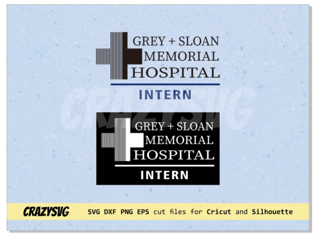 Grey Sloan Memorial Hospital Intern SVG File