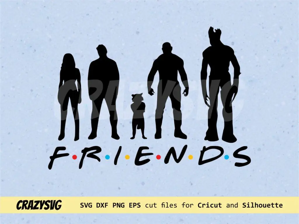 Guardians Of The Galaxy Friends SVG PNG