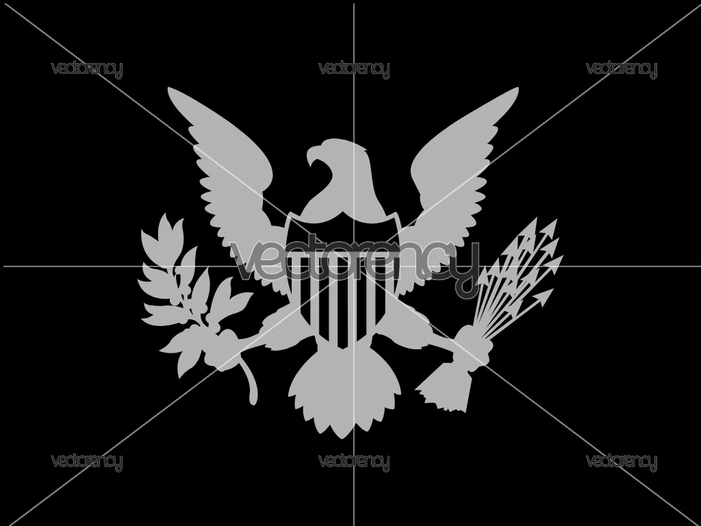 Official Seal Eagle American SVG