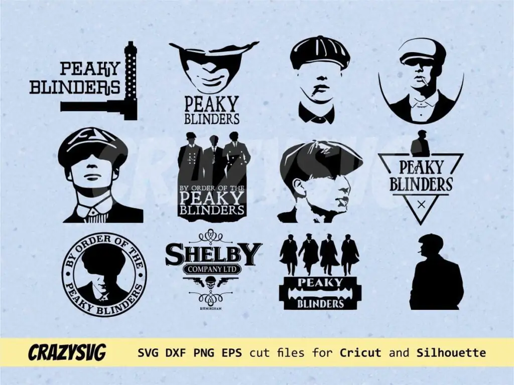 Peaky Blinders Tommy Shelby SVG Vector Layered