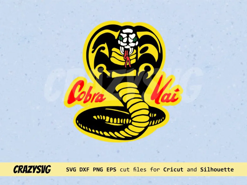 Cobra Kai Logo White Face SVG File | Vectorency