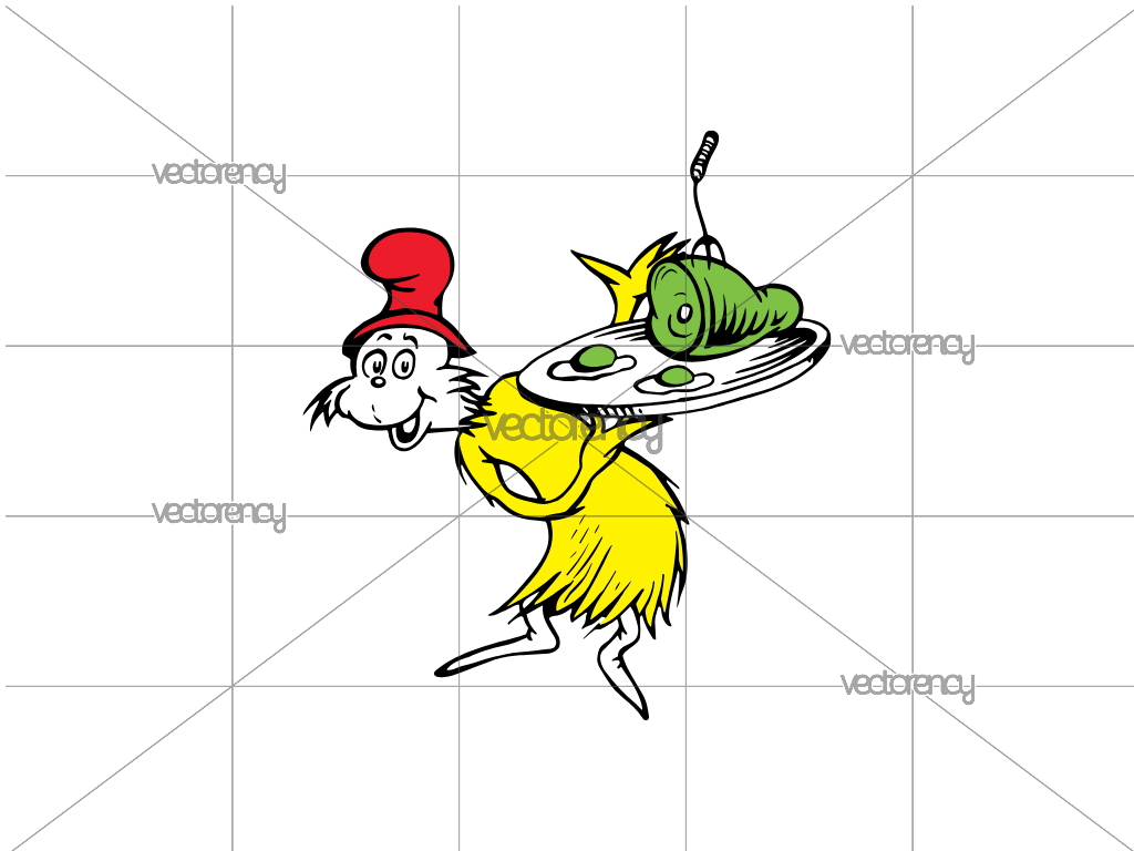 Dr Seuss I Am Sam I Am SVG PNG EPS