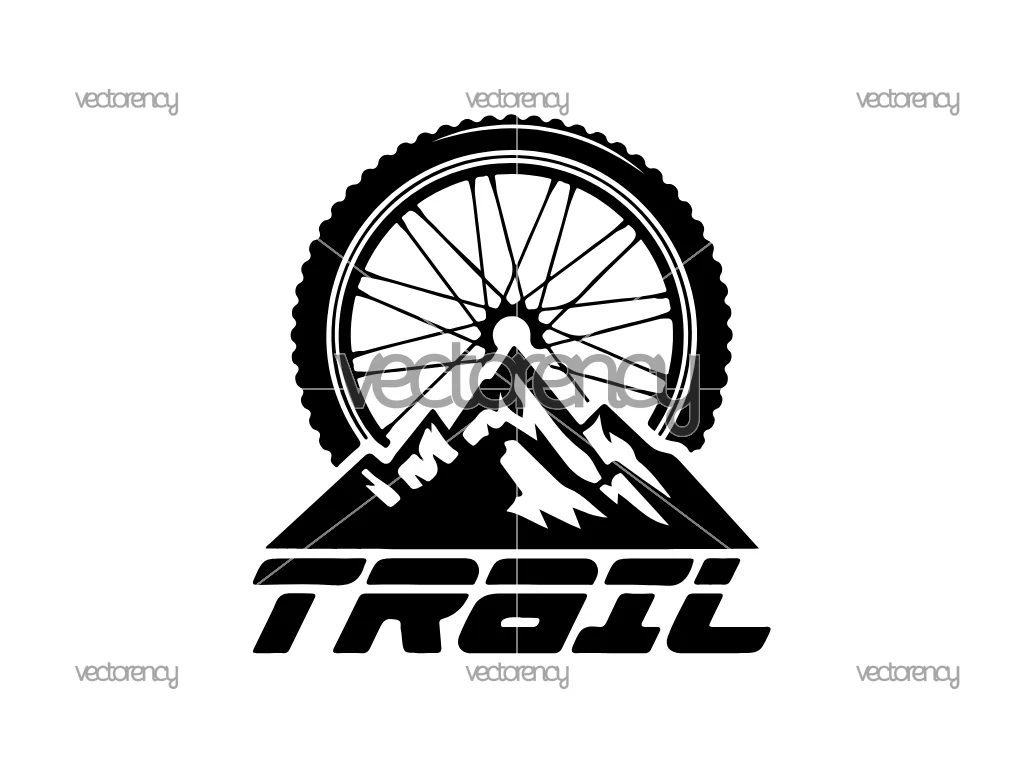 Mountain Bike SVG Trail