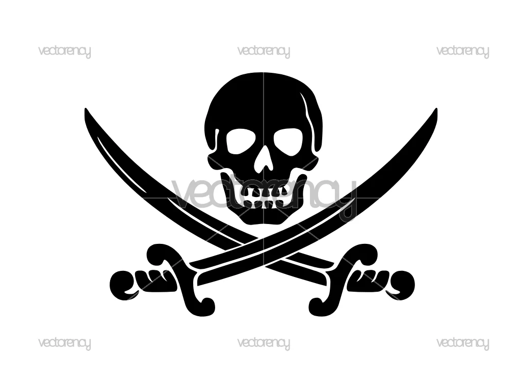 Pirate Skull SVG