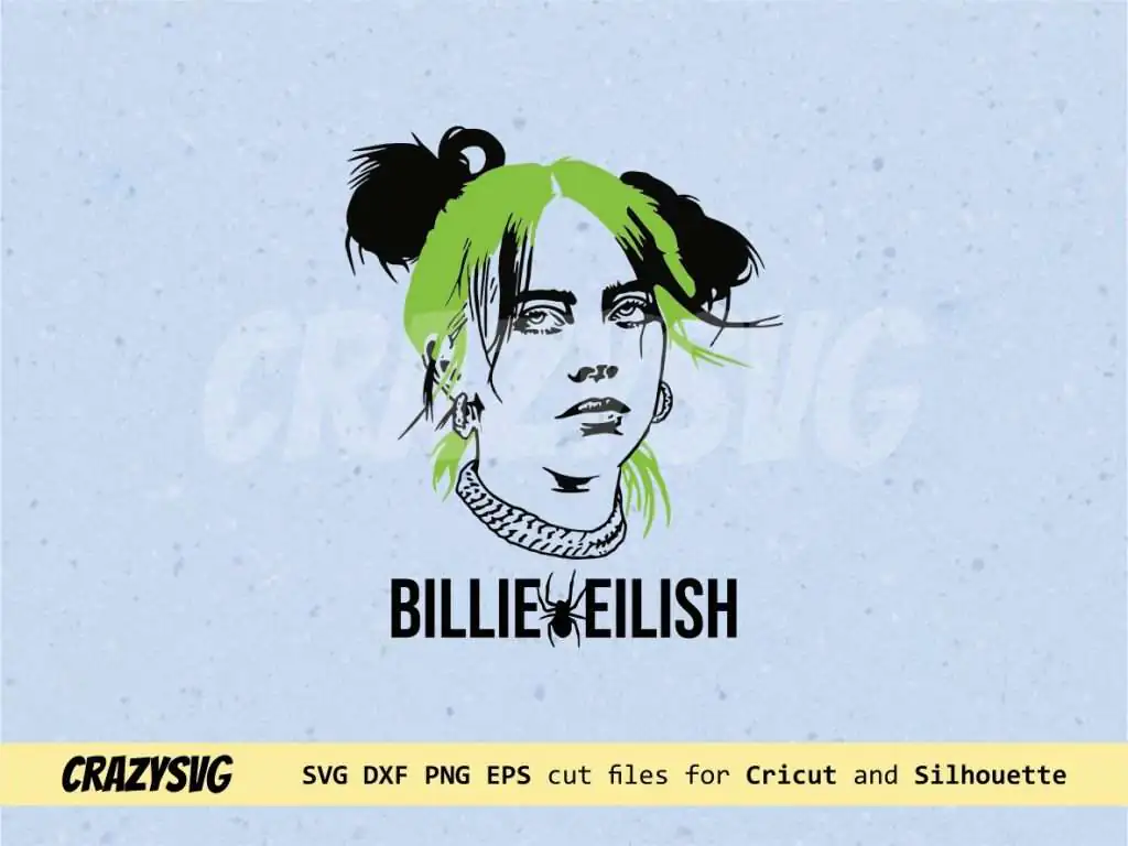 Billie Eilish Spider SVG