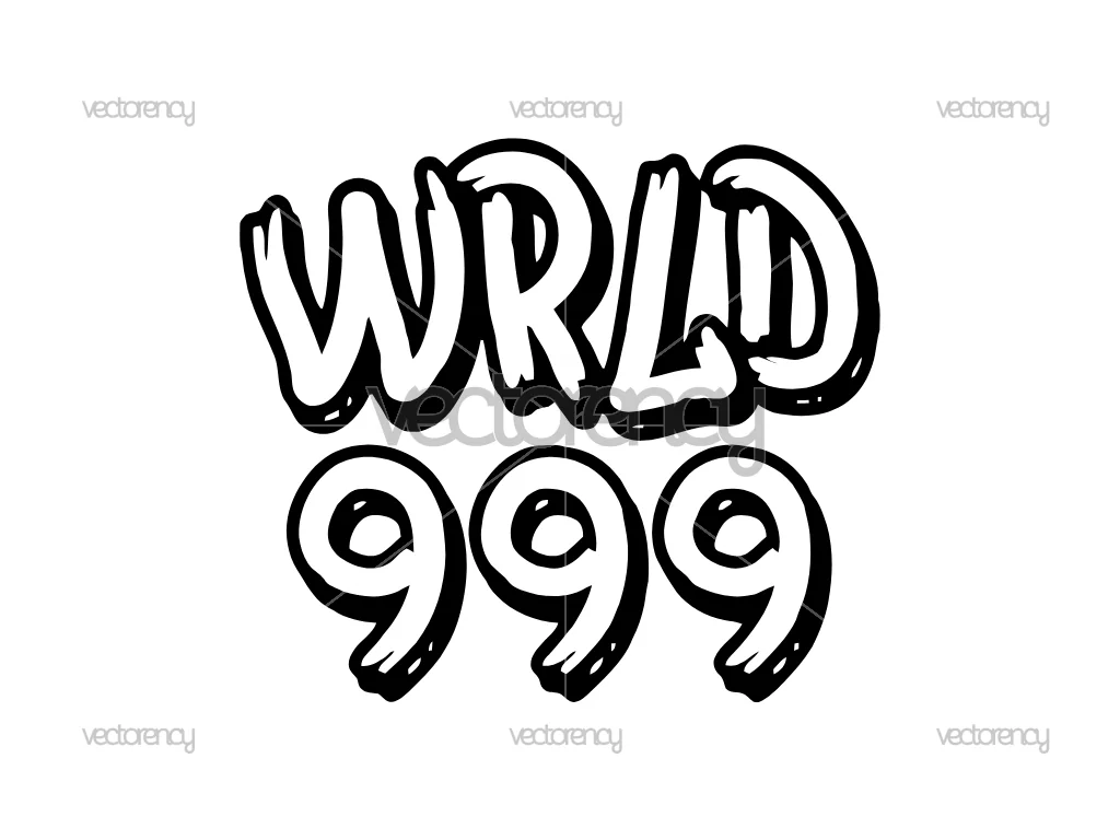 Juice WRLD 999 Logo SVG Vector EPS PNG DXF