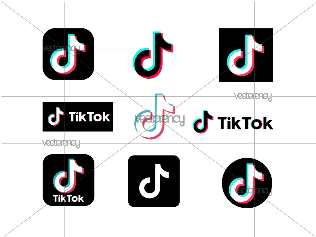 Tiktok Logo Vector Bundle