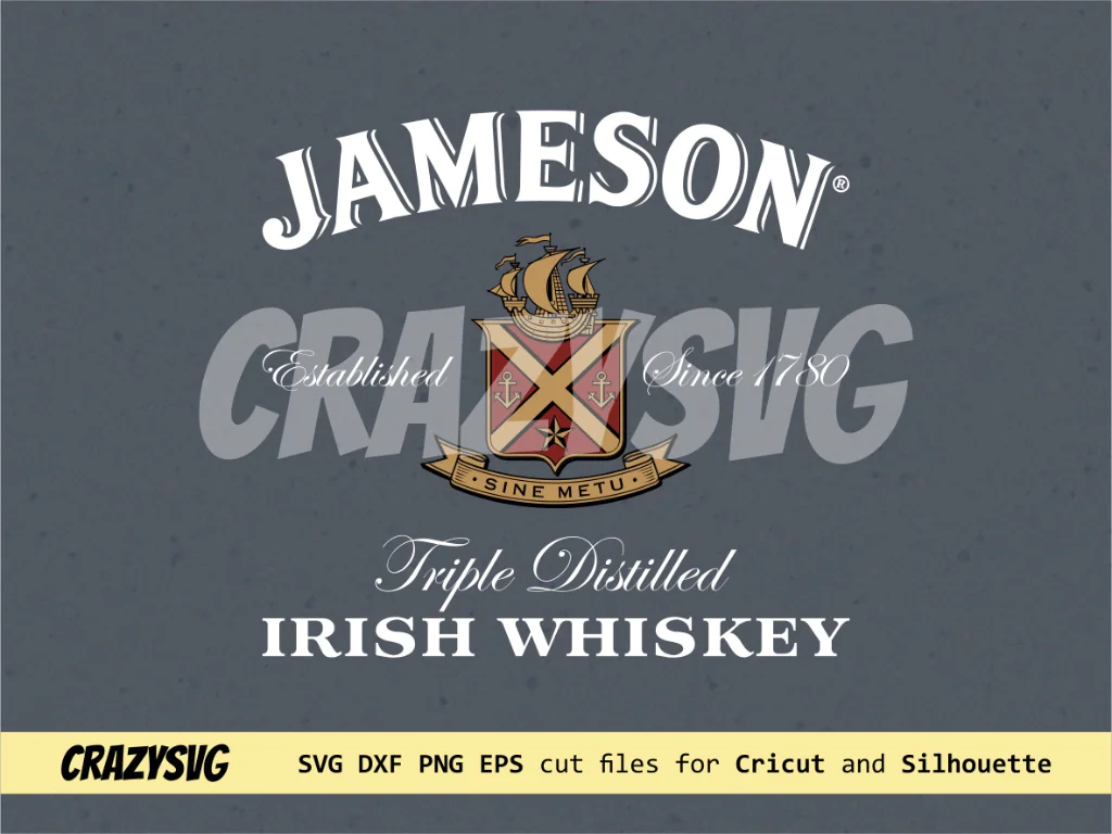 Jameson Whiskey T-Shirt Design Vector SVG