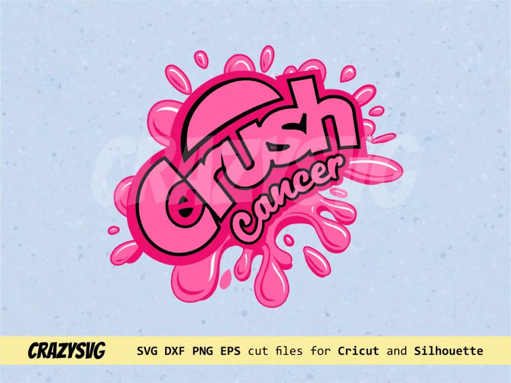 Crush Cancer SVG