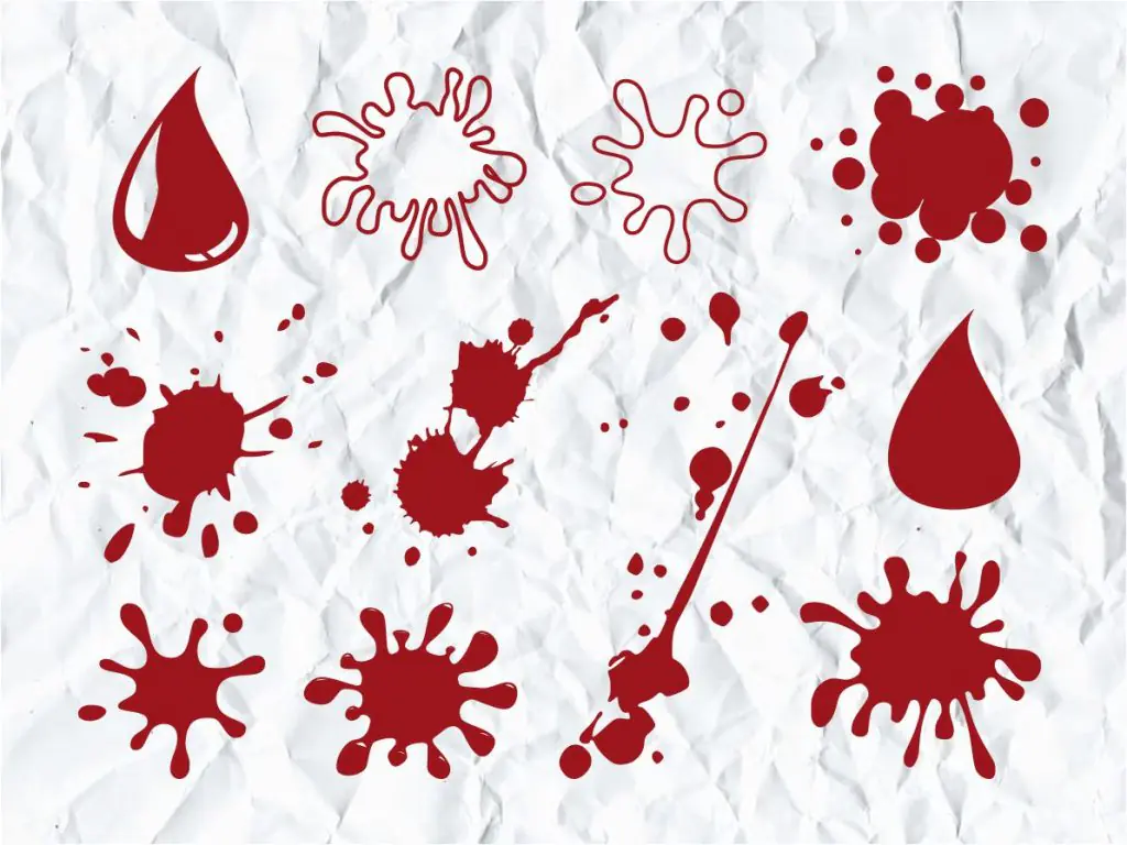 Blood Splatter SVG Cut File