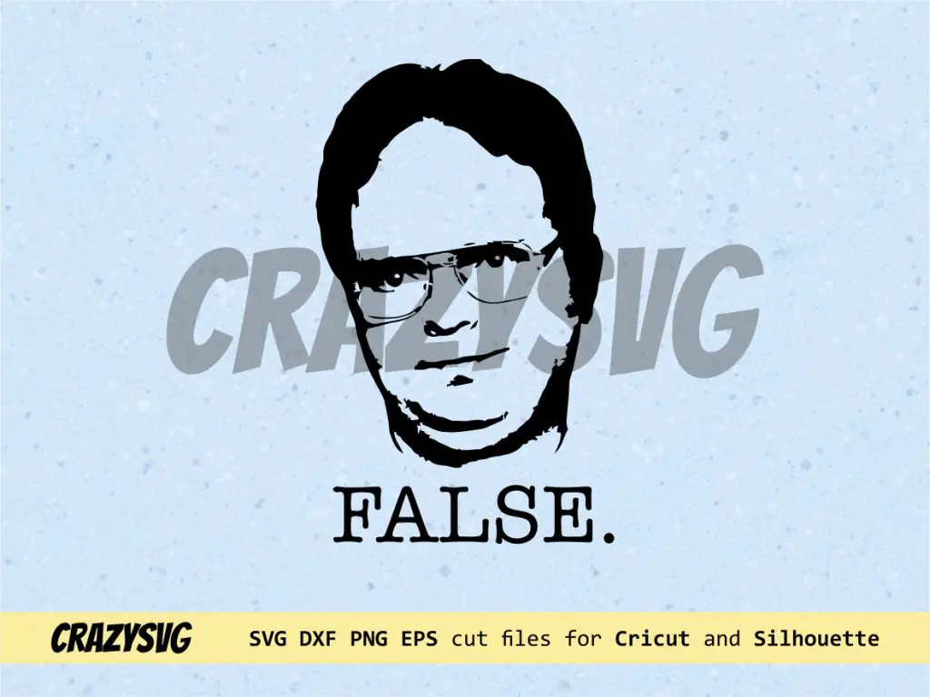 The Office Dwight False SVG