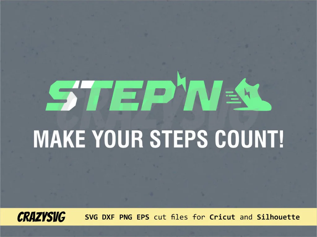 Stepn NFT SVG Stepn Token PNG, Stepn Running – Make your Steps count! Vector