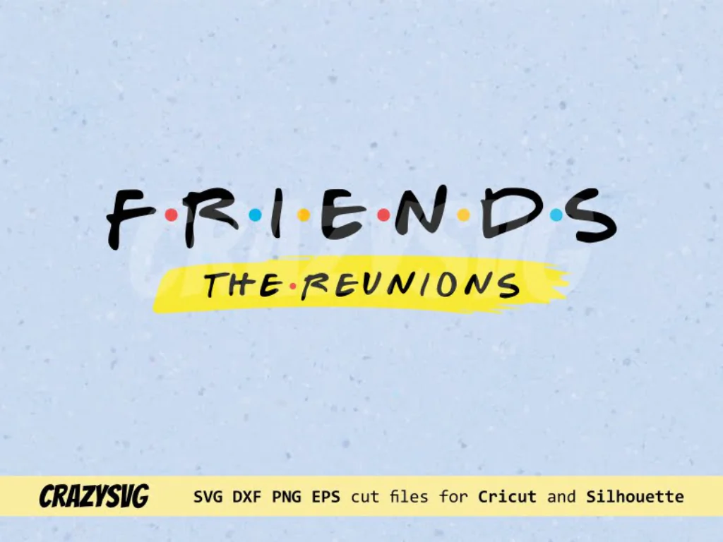 Friends Reunion Logo SVG Clipart