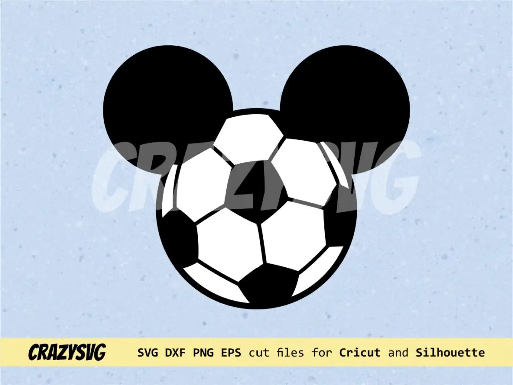 Mickey Mouse Soccer SVG