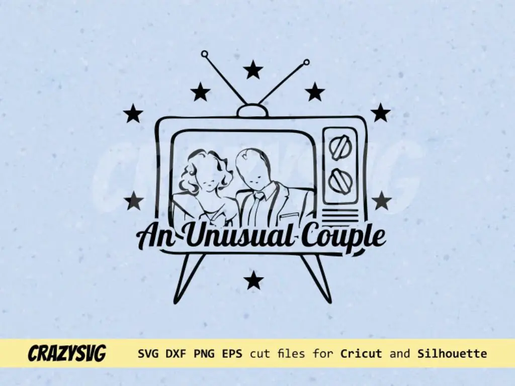 An Unusual Couple TV SVG Wanda Vision