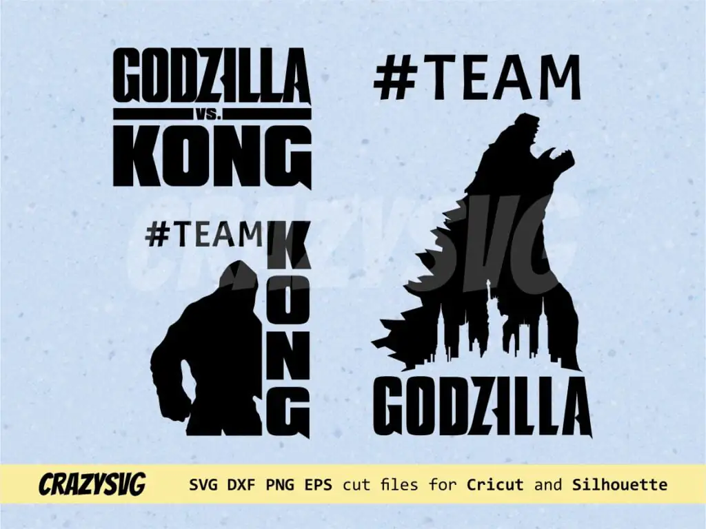 Godzilla VS King Kong SVG