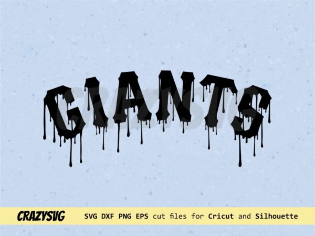 Giants Drip San Francisco Giants SVG Cut File