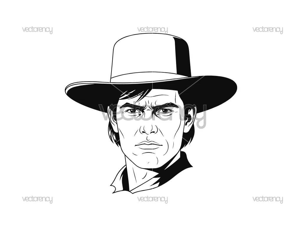 Billy The Kid SVG Design Vector