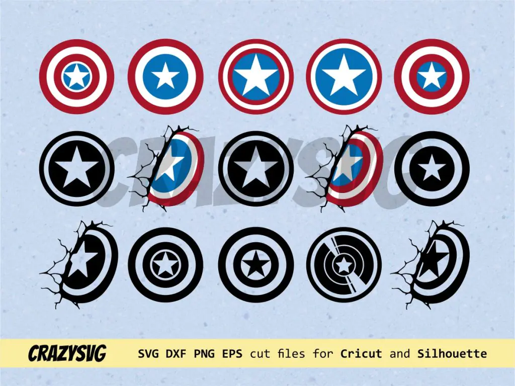 Captain America Shield SVG