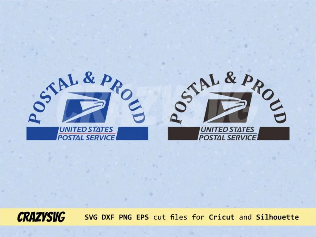 Postal Proud SVG Vector