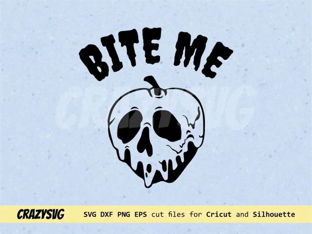 Poison Apple SVG Bite Me