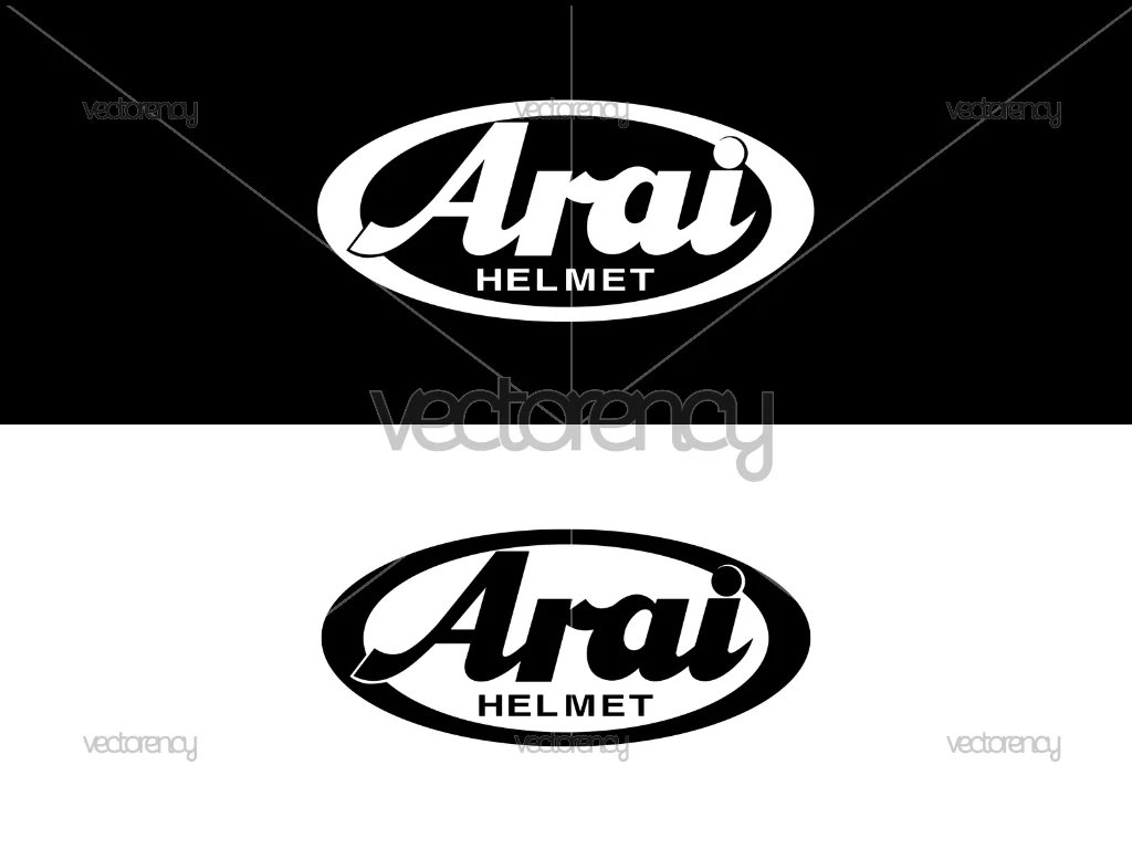 Arai Logo Helmet SVG PNG DXF Vector