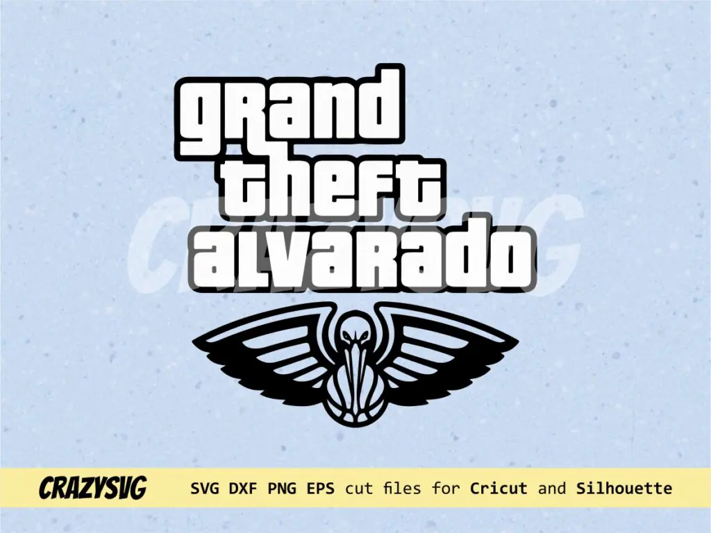 Grand Theft Alvardo SVG Image Design