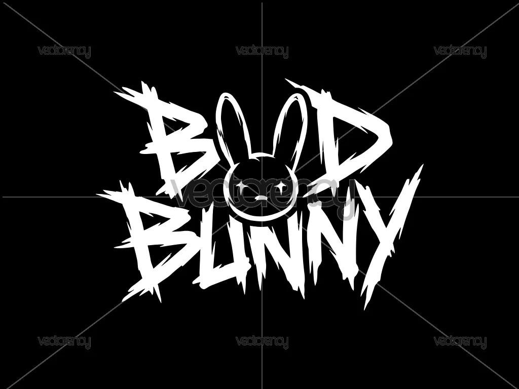 Bad Bunny SVG PNG Sticker File
