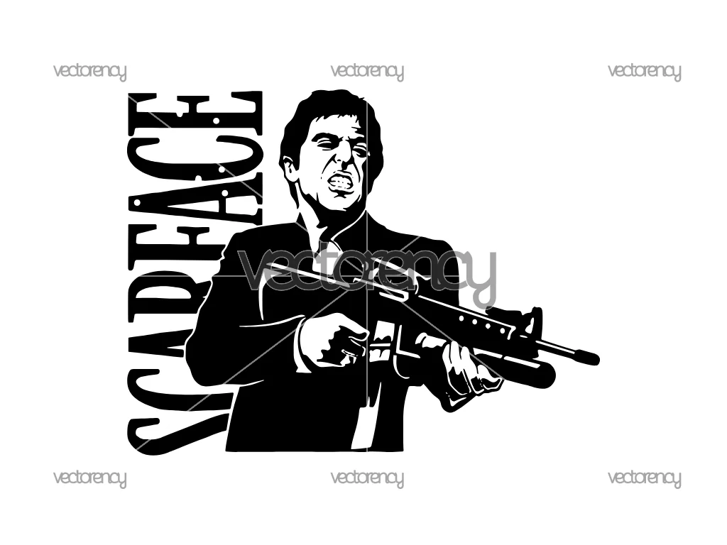 Tony Montana SVG