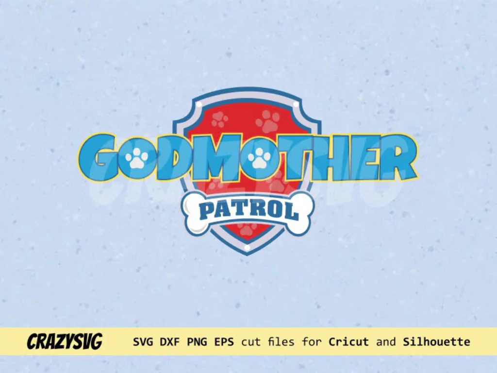 GodMother Paw Patrol Logo SVG