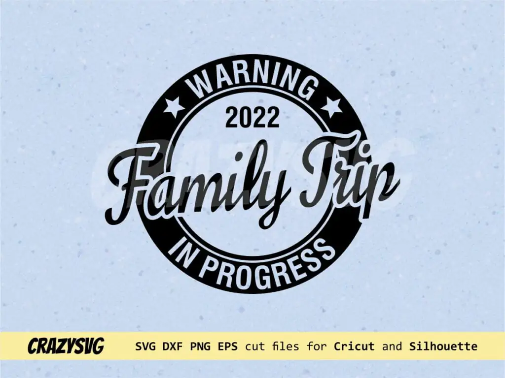 Trip In Progress SVG Vacation Clipart