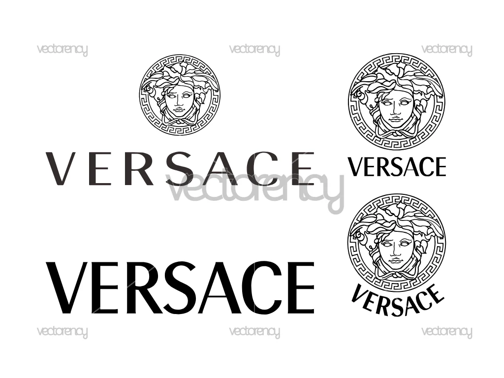 4 Versace Logo SVG