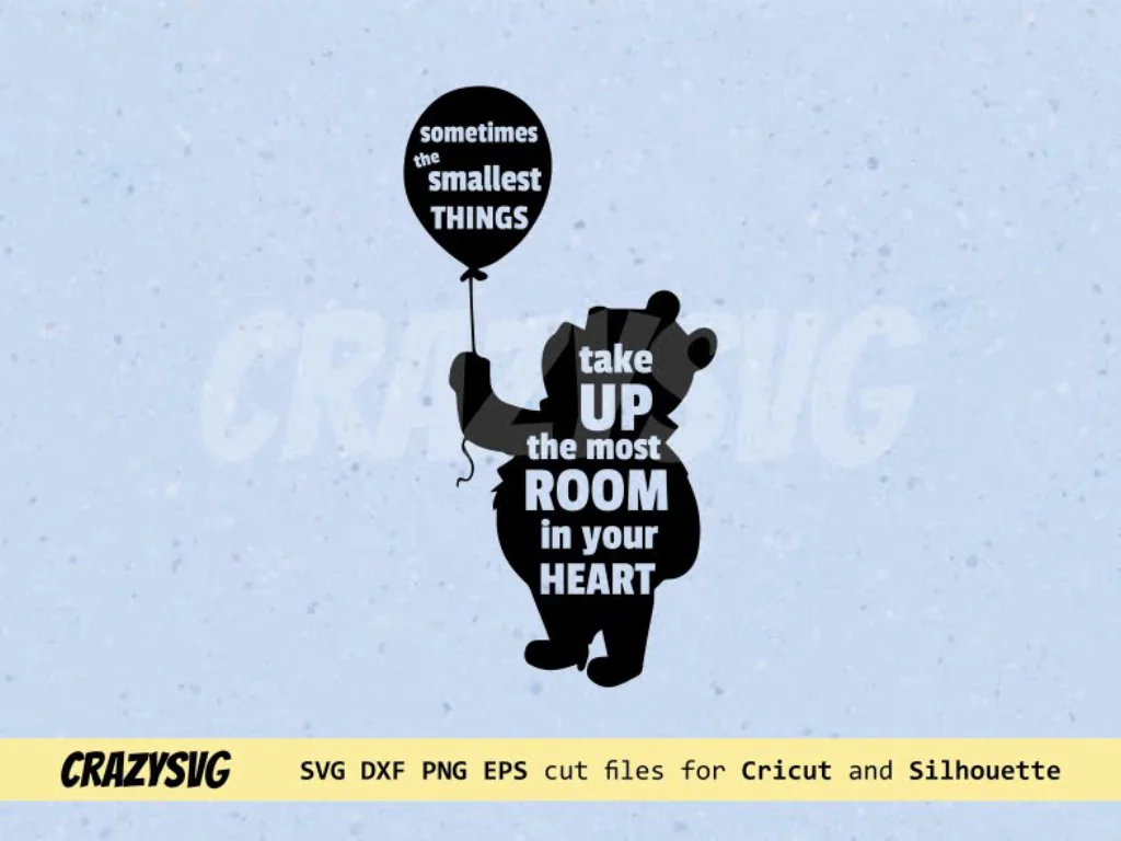 Winnie The Pooh SVG Cricut Cut File