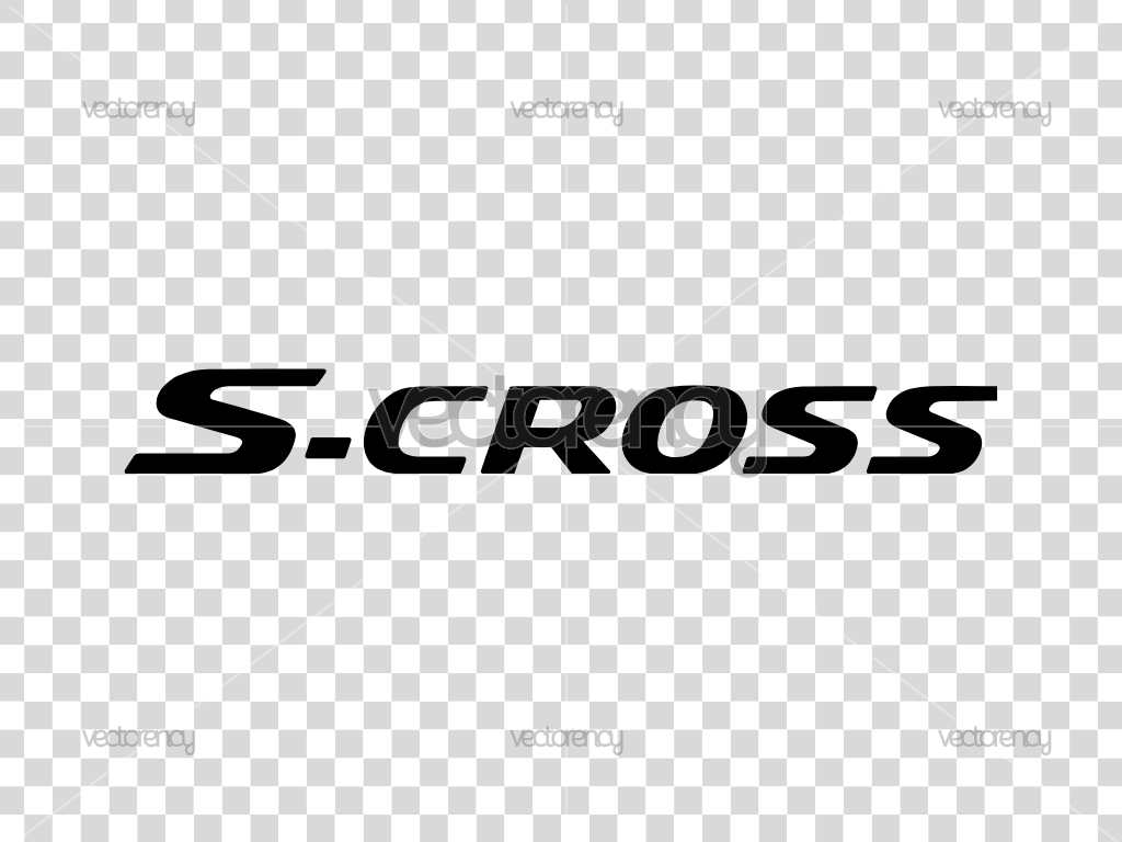 Suzuki S-CROSS Logo Vector PNG Transparent