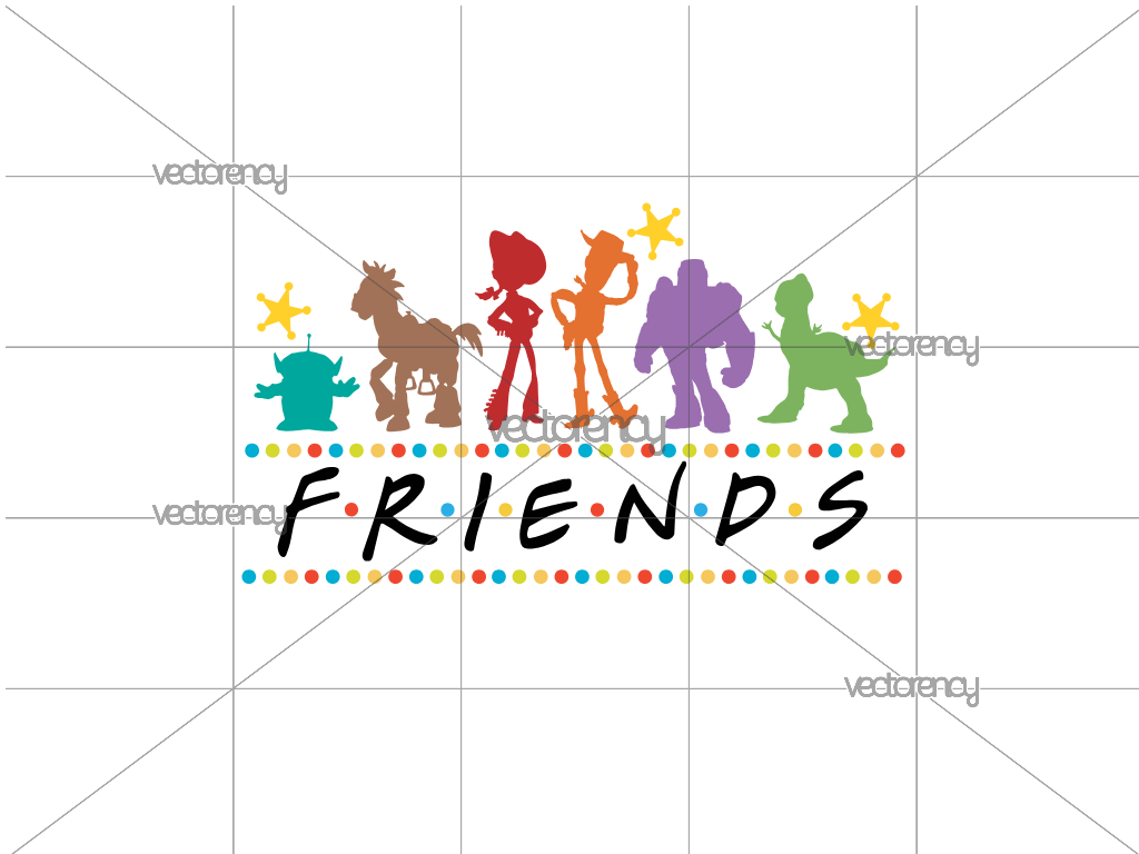 Friends Toy Story SVG Cricut Files