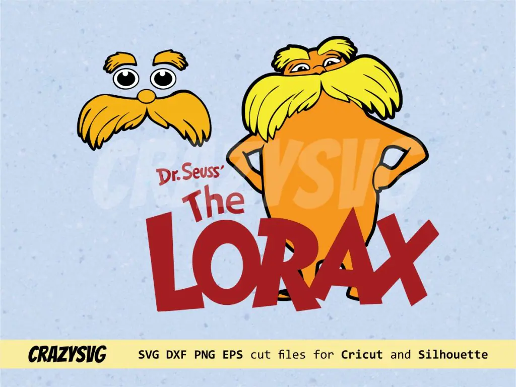 Cricut Logo Lorax SVG Layered Instant Download