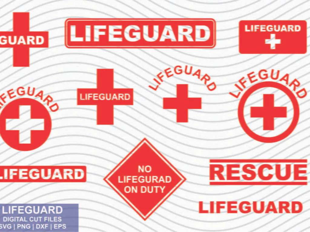 Lifeguard SVG DXF EPS PNG Bundle