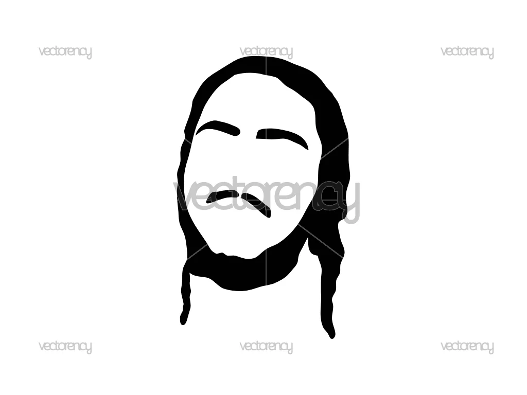 Post Malone Clipart Minimalist SVG PNG DXF EPS