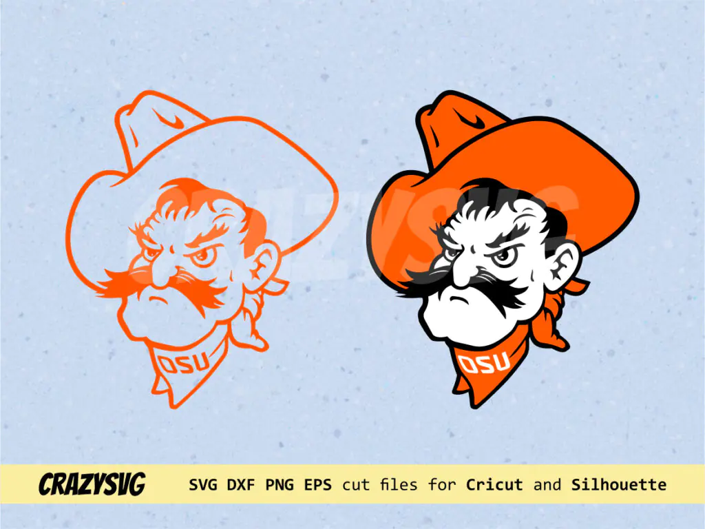 OSU Symbol SVG Oklahoma State Cowboys Mascot Logo