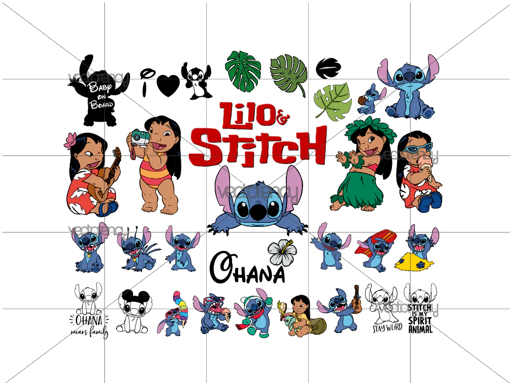 Lilo And Stitch SVG Collection