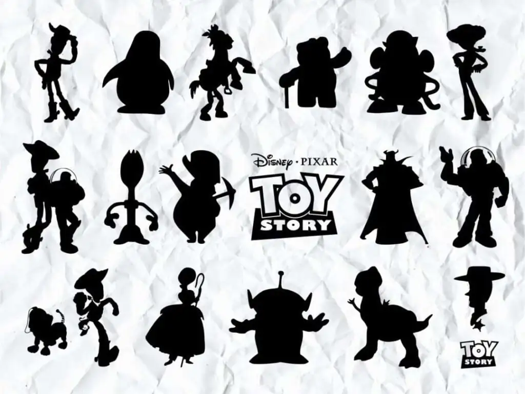 Toy Story Silhouette SVG Bundle