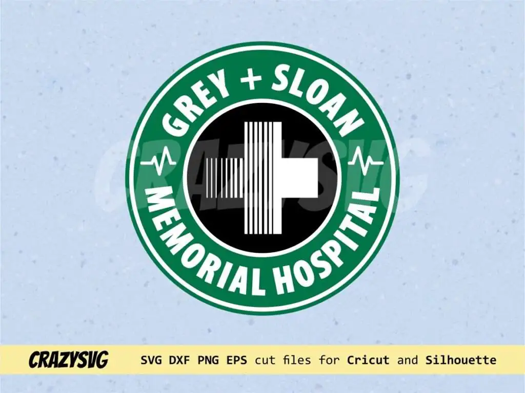 Starbucks Grey Sloan Memorial Hospital SVG