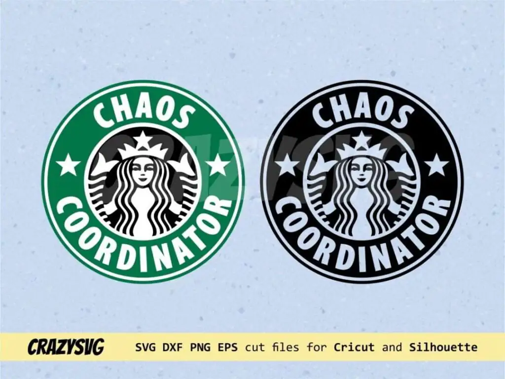 Chaos Coordinator Starbucks Logo SVG